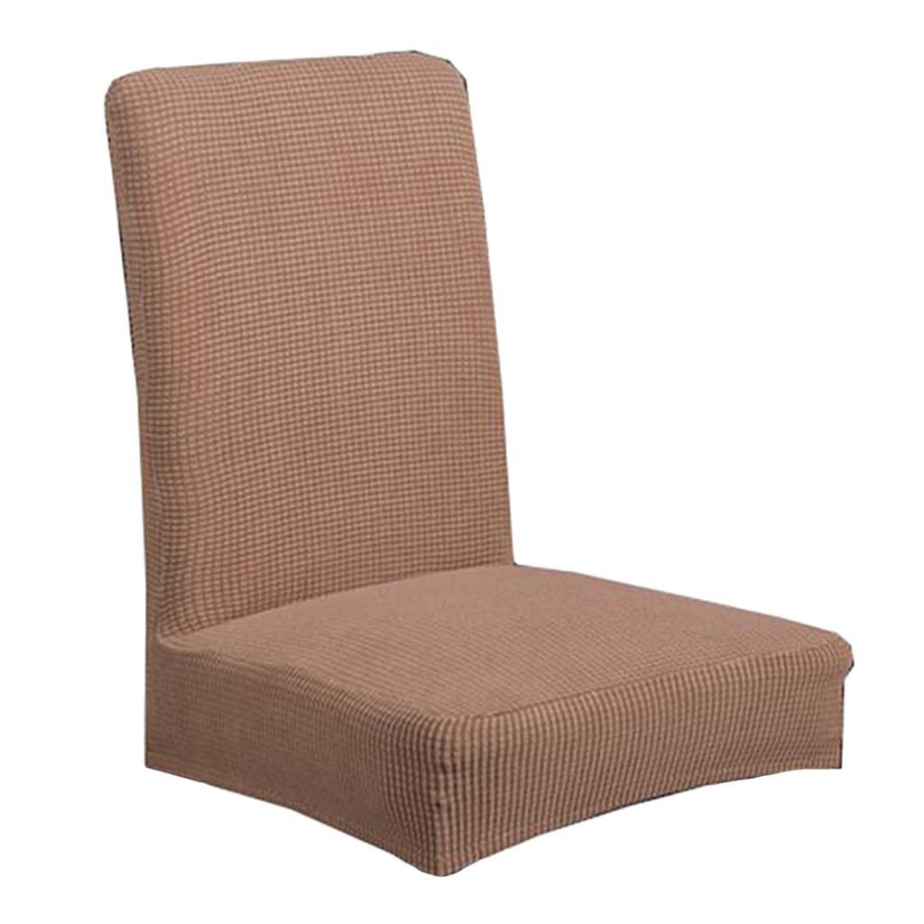 Dining Room Chair Cover Seat Protector Banquet Chair Slipcover  Chocolate