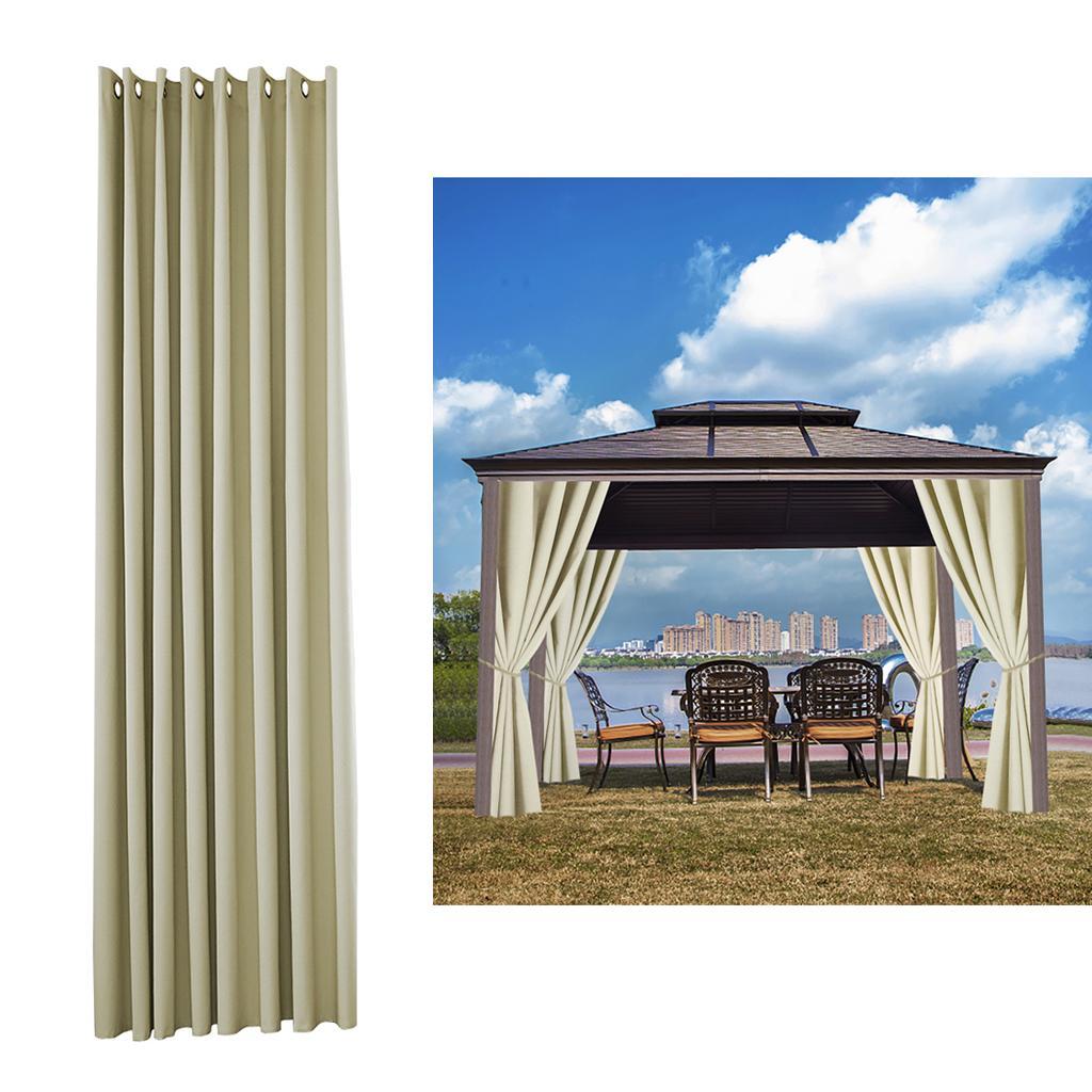 Blackout Curtains for Bedroom -Thermal Insulated Curtains Grommet Top Beige