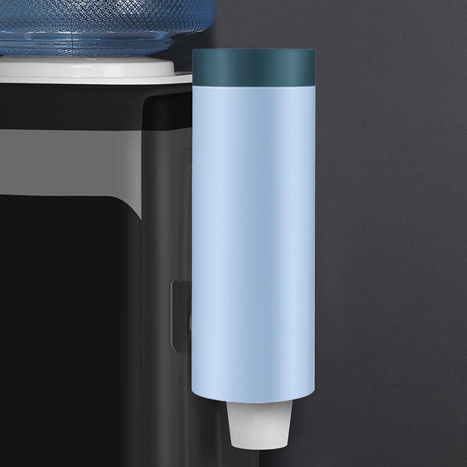Cup Dispenser Household Reusable Automatic Remover for Party Office Wall Blue