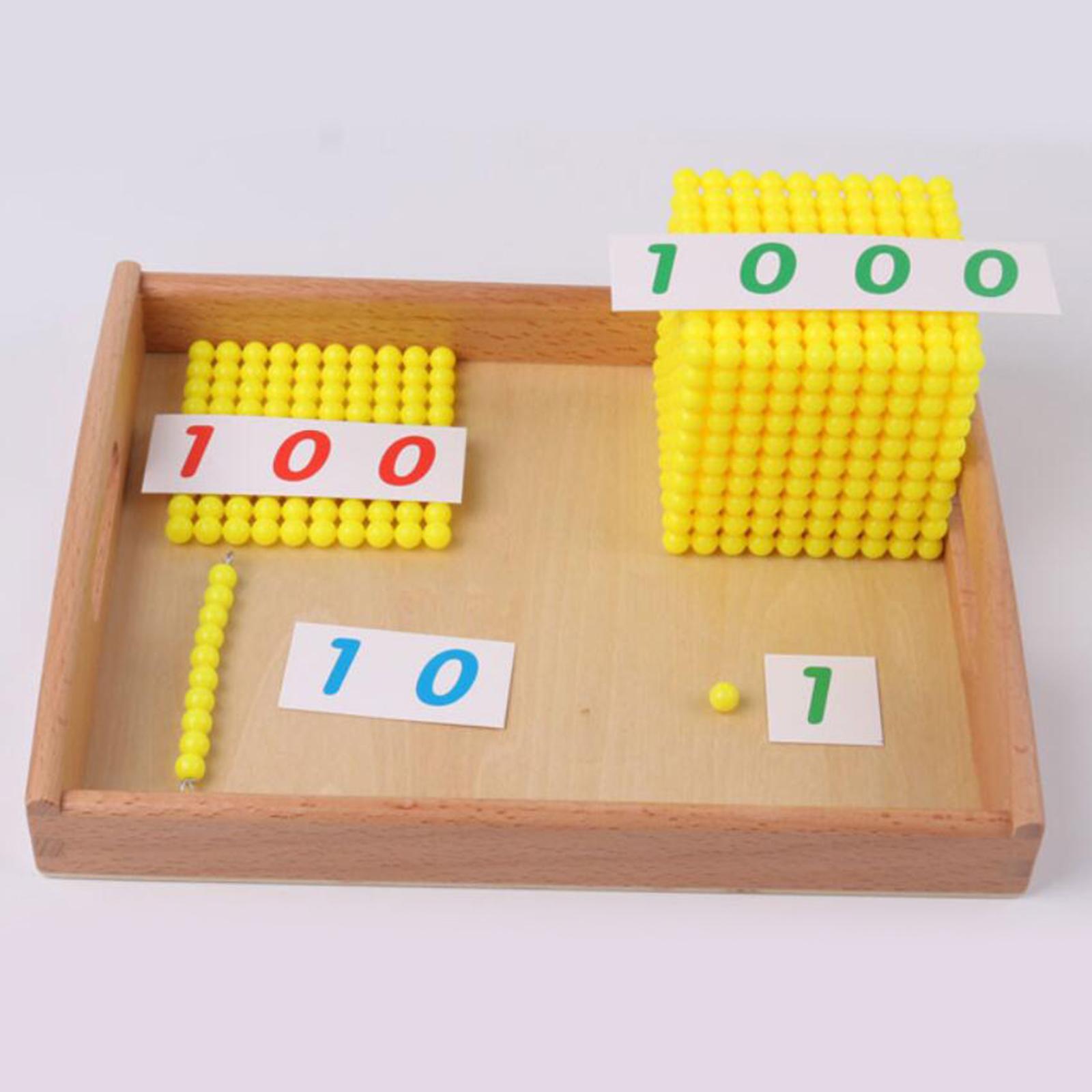 Math Beads Materials Hands On Mathematics Aids for Preschool Education