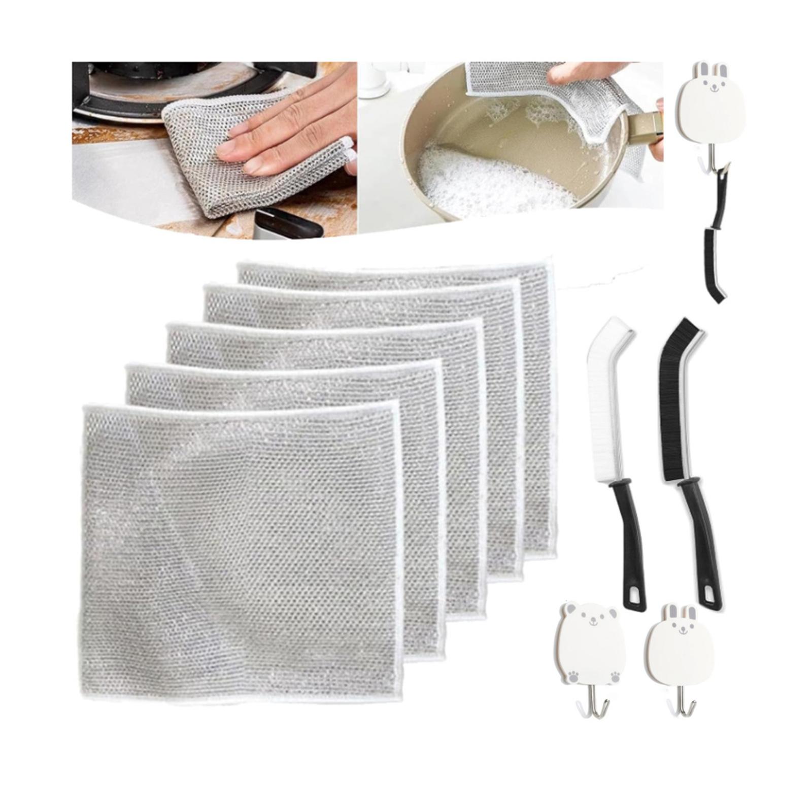 Multifunctional Non Scratch Wire Dishcloth for Pans Washing Dishes Household