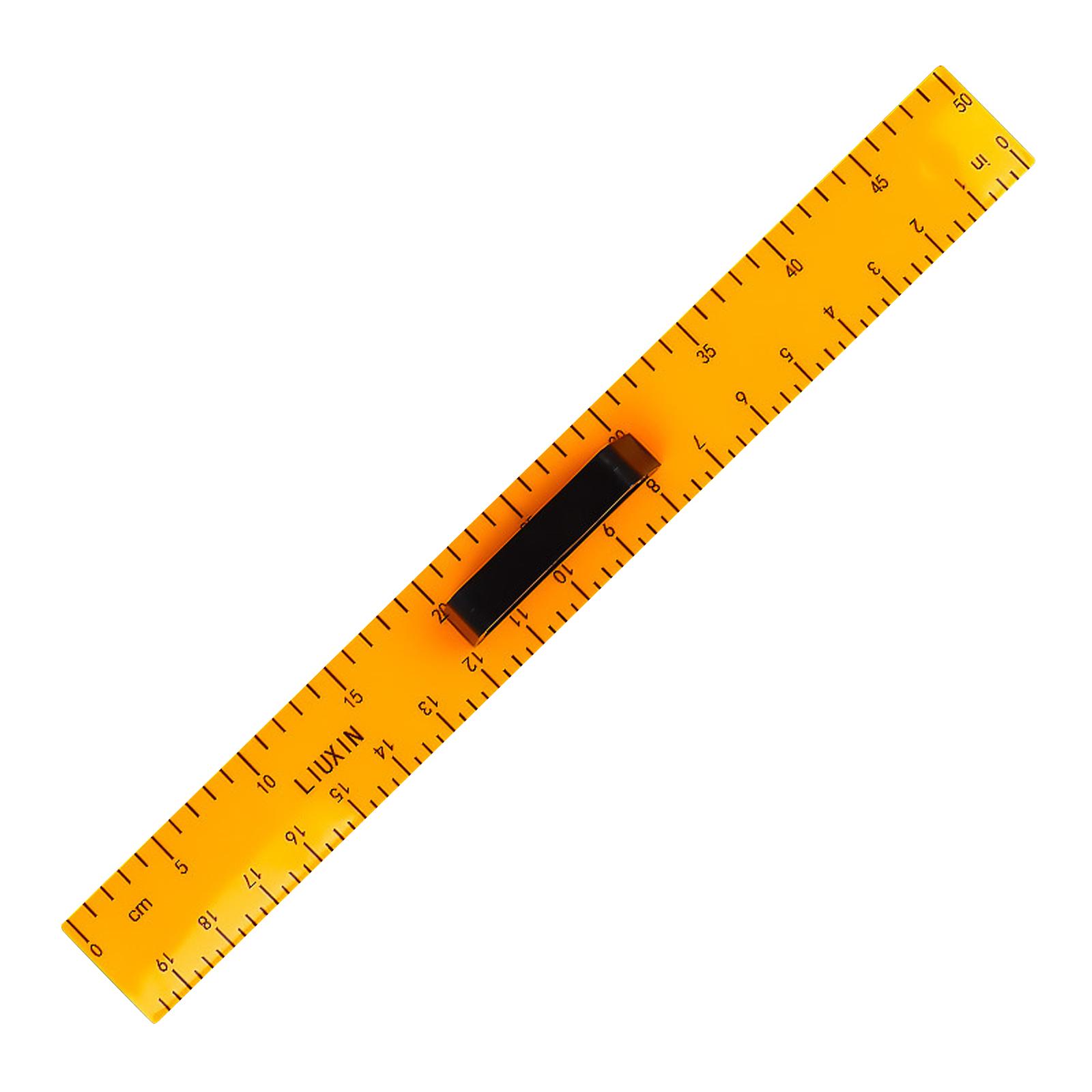 Straight Ruler With Removable Handle