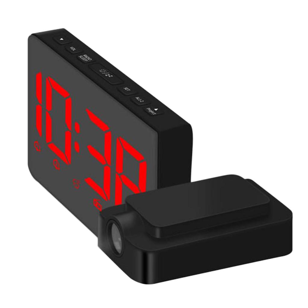 LED Projektionswecker Projektionsuhr Radiowecker