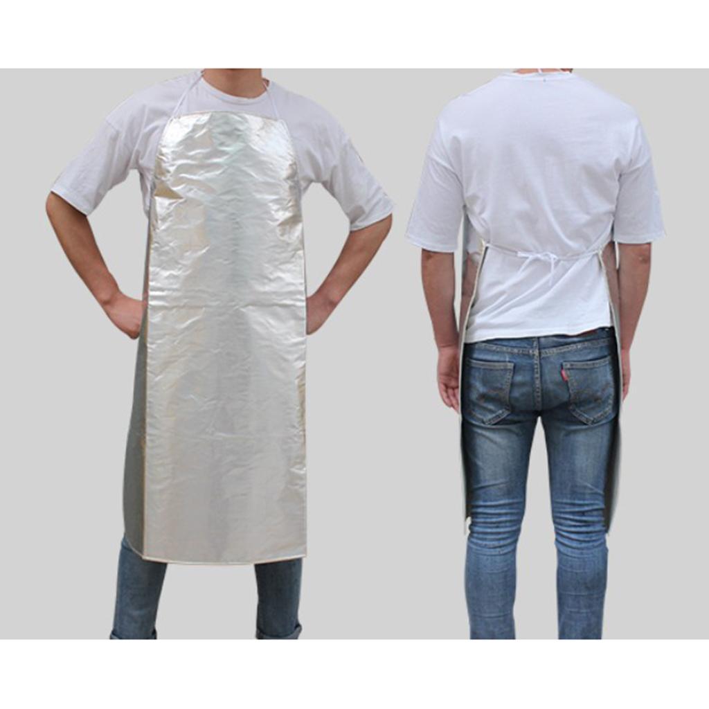 Heat Resistant Aluminum Foil Apron High Temperature Safety Protecter