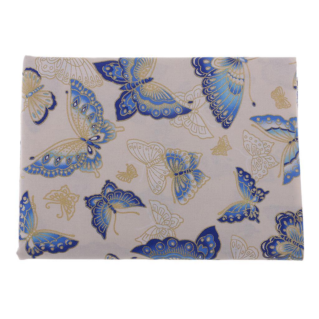 Bronzed Butterfly Cotton Fabric Patchwork 0.5 Meter