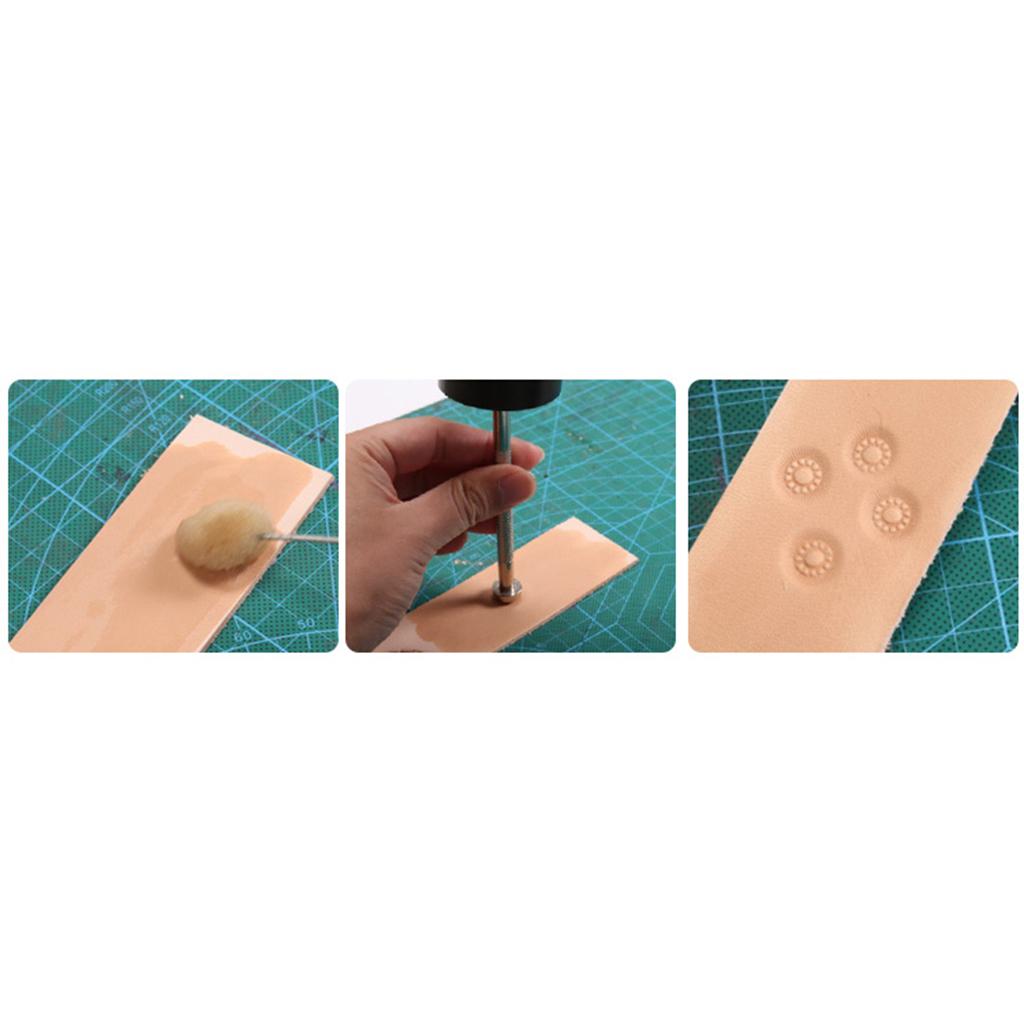 1Pcs Leather Craft Engrave Stamping Embossing Mold Carving Printing Tools B
