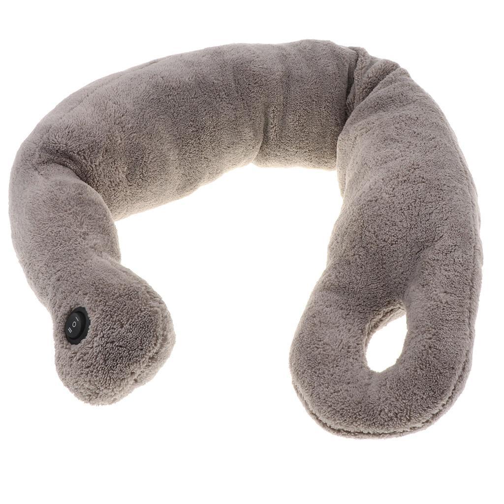 Massage Electric Travel Pillow Neck Support Head Rest Airplane Cushion