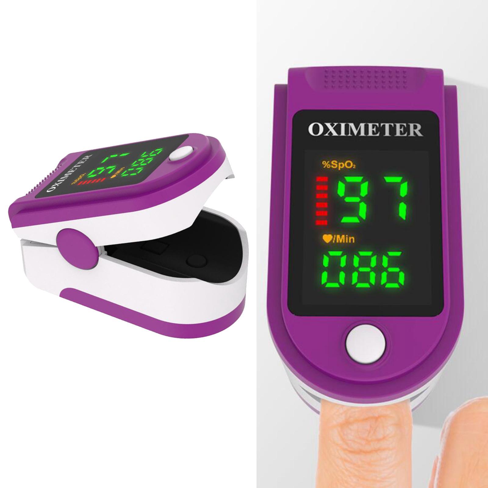 LED Display Finger Tip Pulse Oximeter Oxygen Saturation Meter Finger Monitor