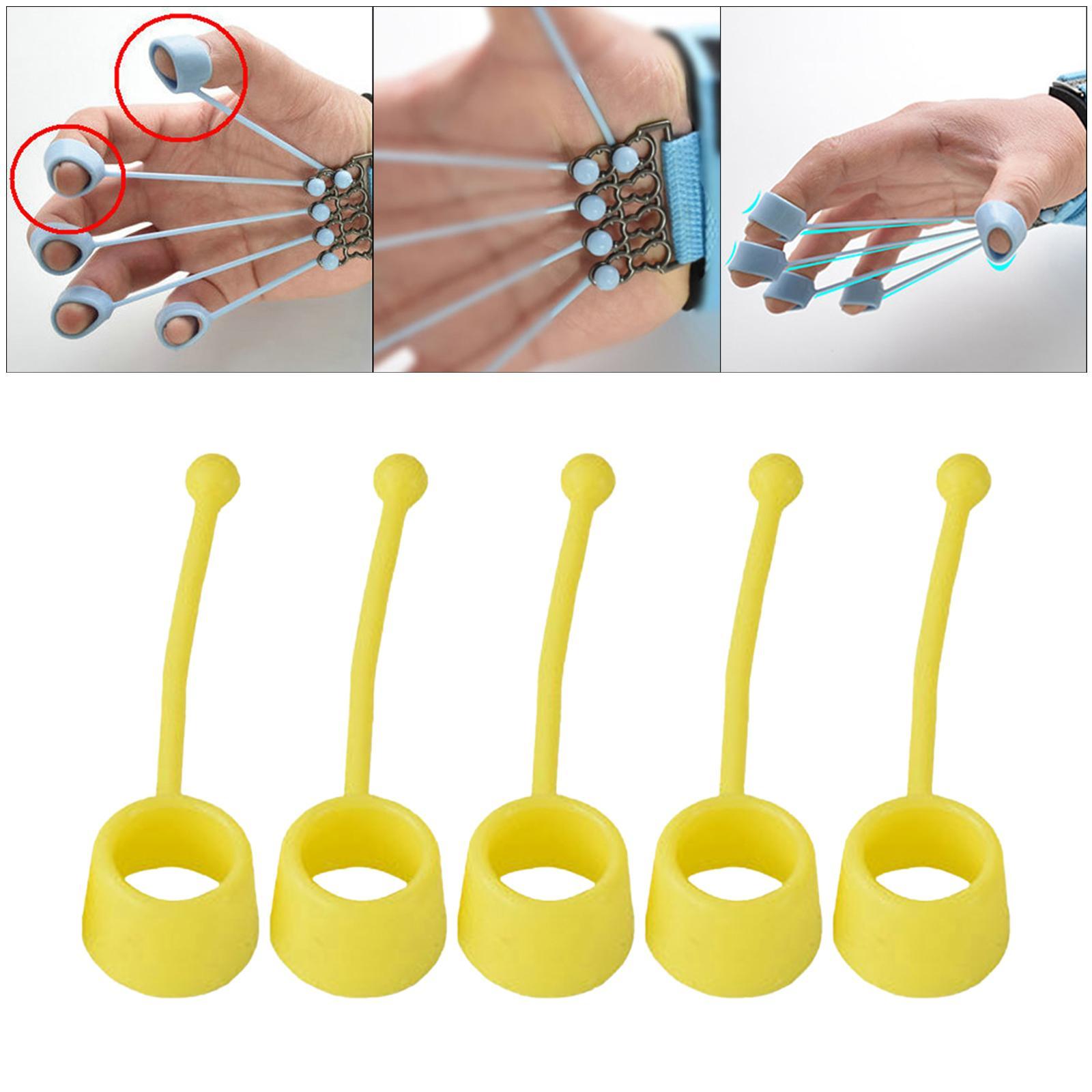 Finger Training Device Tension Strength Hand for Home  10 pounds yellow
