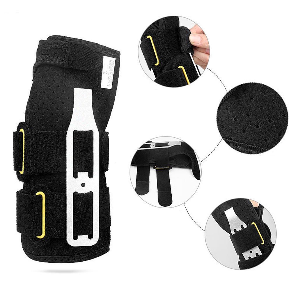Carpal Tunnel Wrist Brace Support Adjustable for Forearm Sprain Men M Right