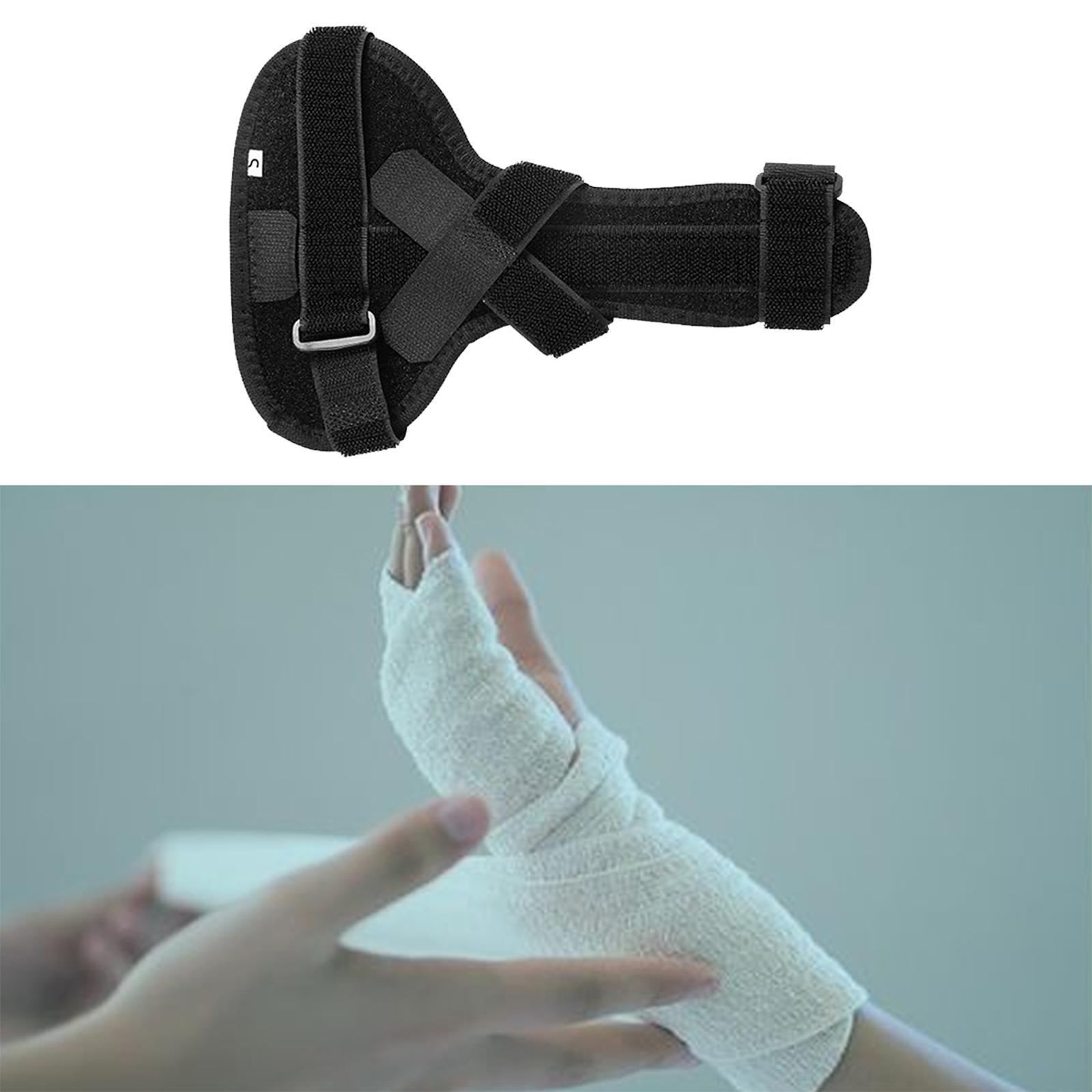 Finger Splint First Aid Black Support Guard Splints for Finger