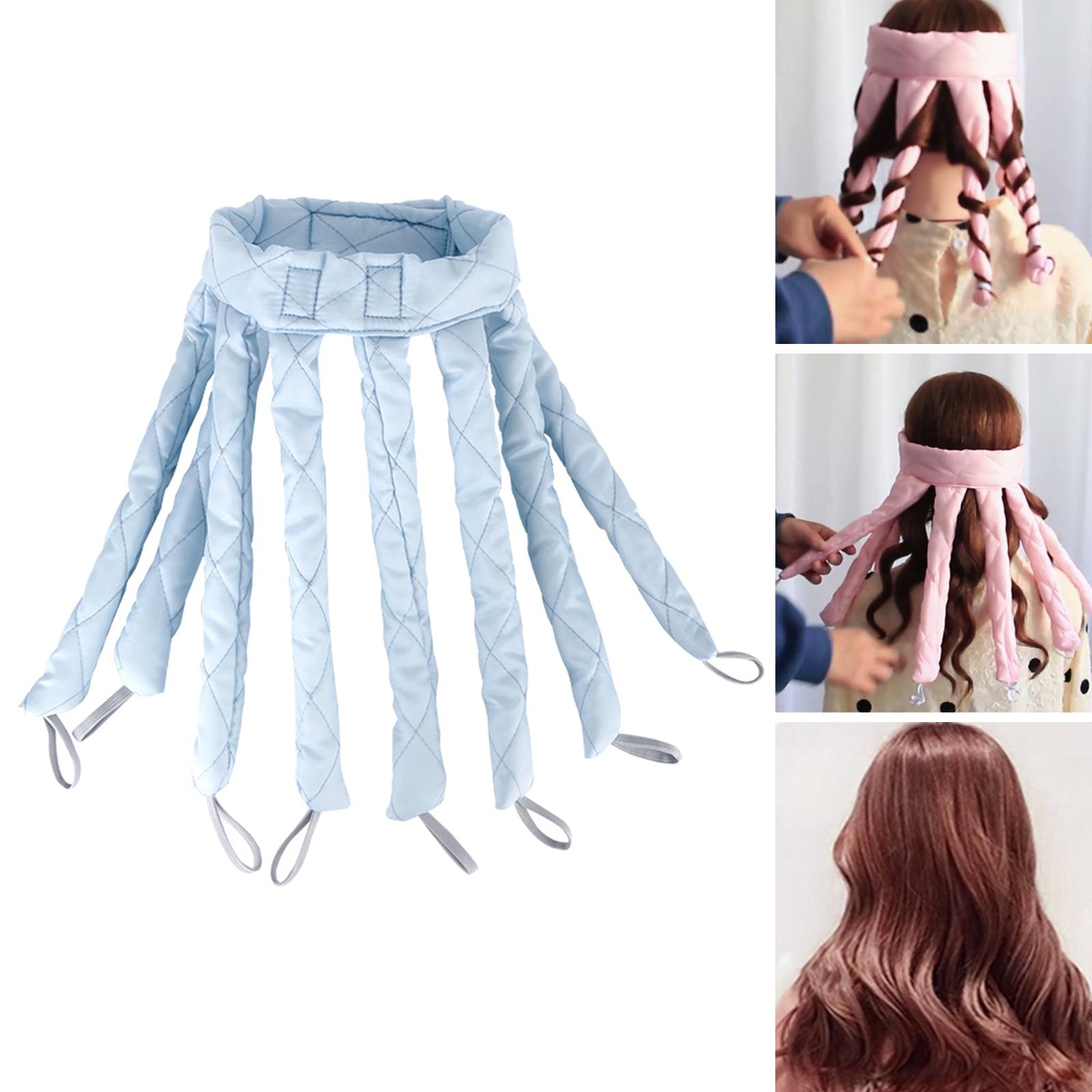 2Packs Octopus Heatless Hair Curlers Lazy Curlers Headband for Long Hair 