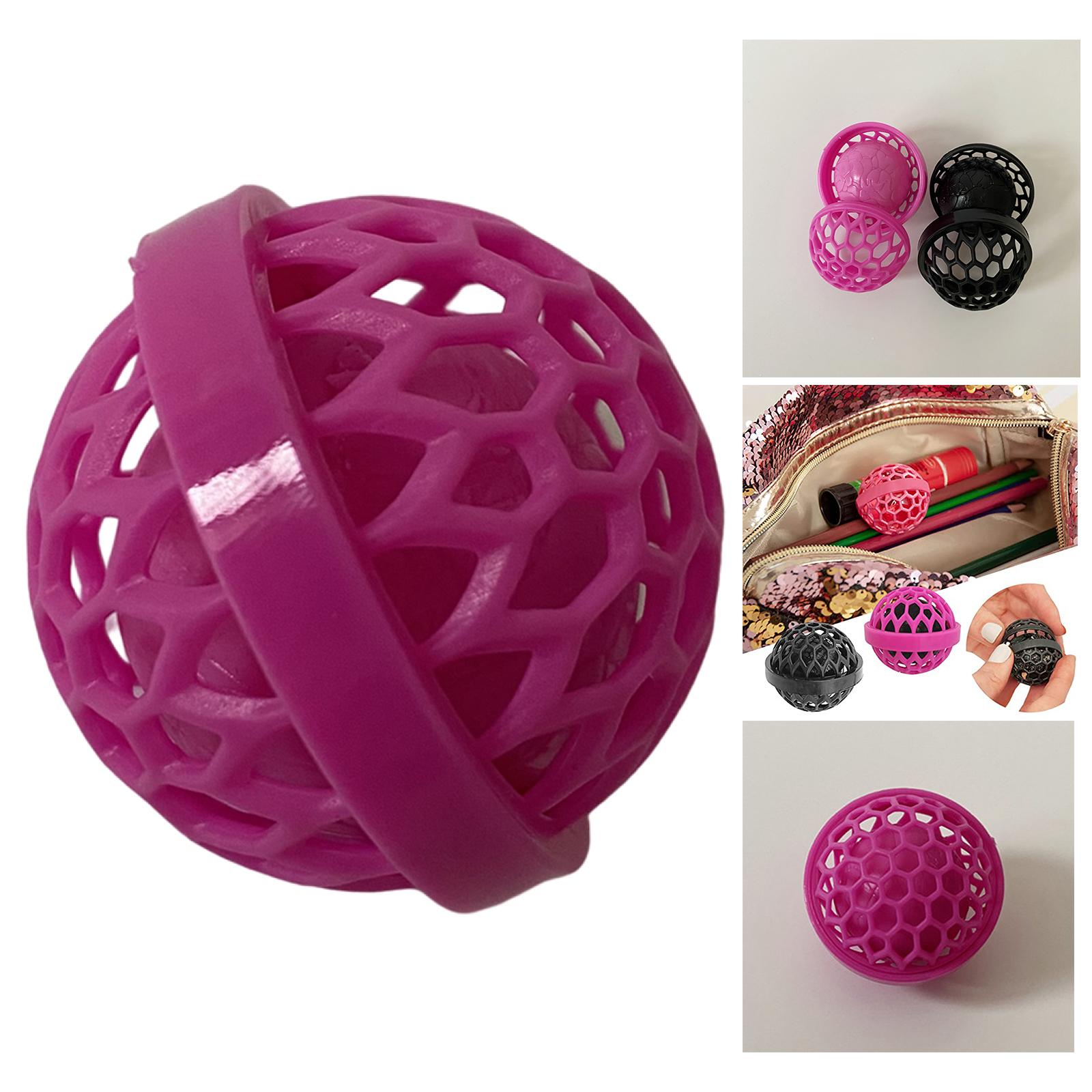 Reusable Backpacks Clean Ball Detachable for Purses Handbags Wallets Pink
