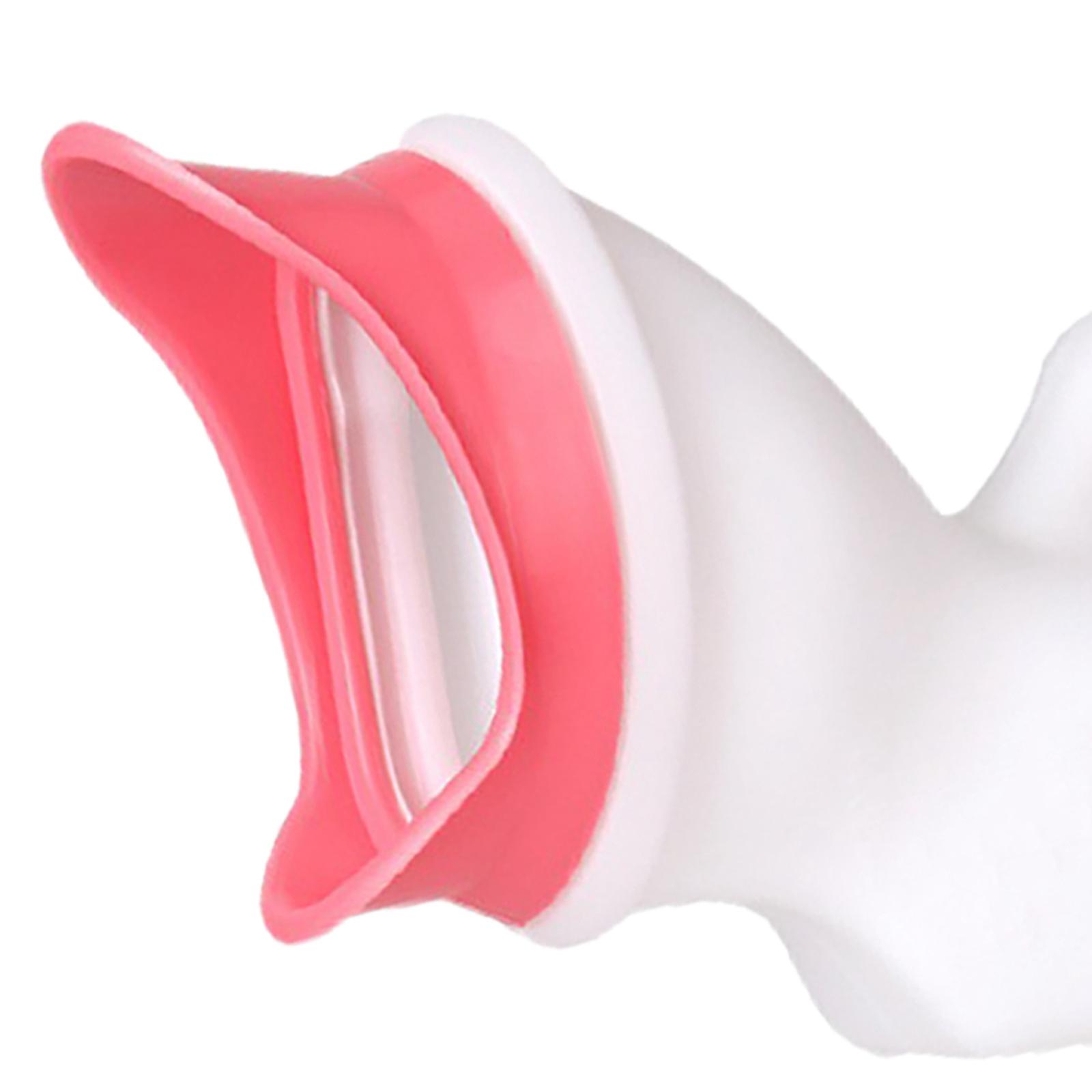 Female Potty Urinal 1000ml Urine Collection Can Bedpans for Travel White