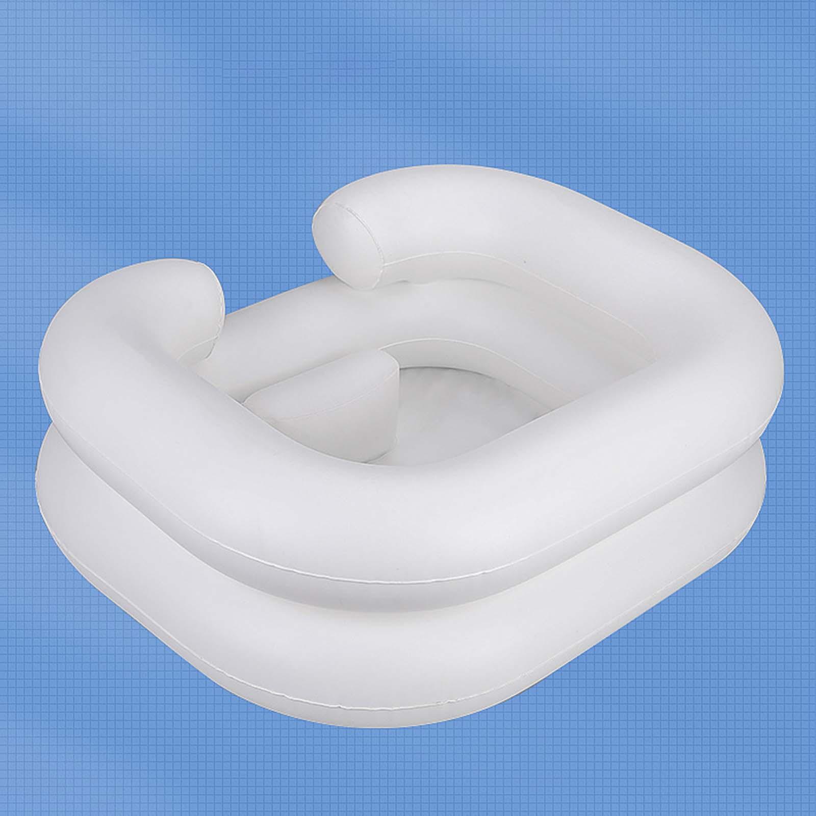 Inflatable Shampoo Basin Hair Wash Tub Bedside and in Bed Hair Washing