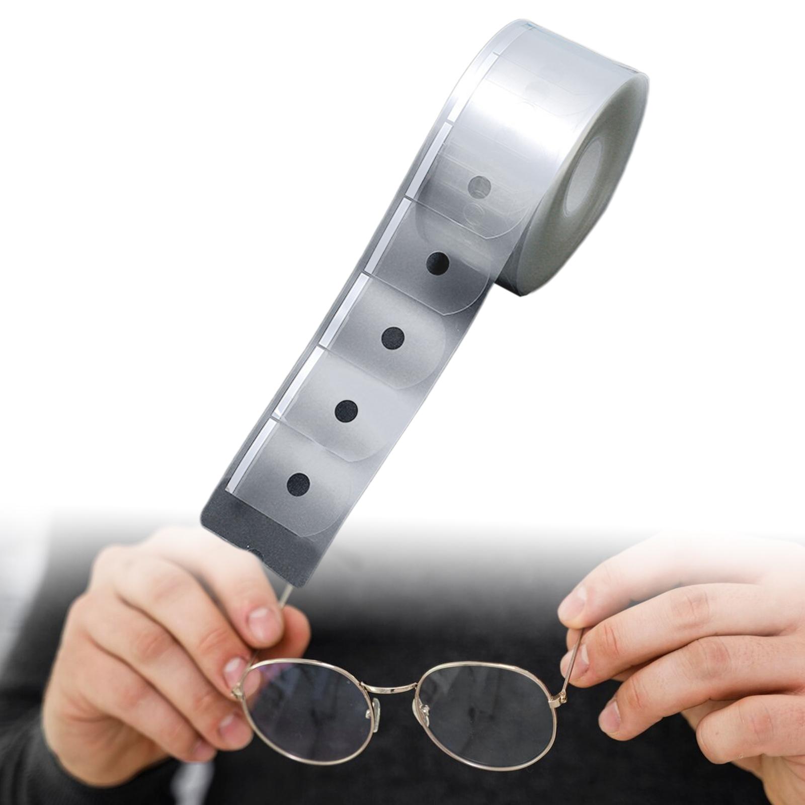 1000Pcs Eyeglasses Anti Slip Stickers Remove without Residue Protective Film square