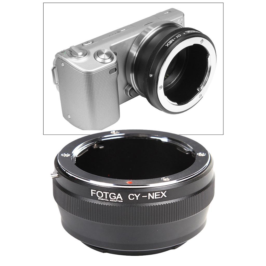 CY-NEX Mount Lens Mount Adapter Ring for Contax C/Y Mount Lens Sony E-mount