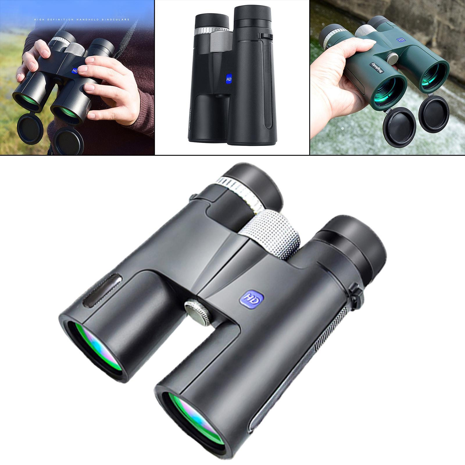 12x42 Binoculars BAK4 Roof Prism Phone Telescope Bird Watching Outdoor Green