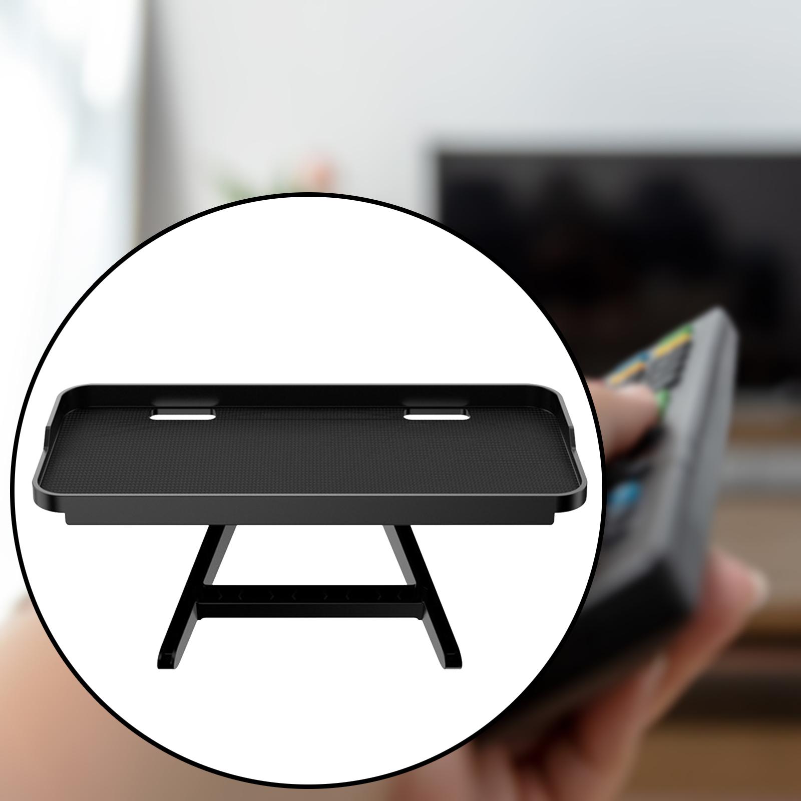 TV Top Shelf Stable Monitor Top Shelf for Cellphone Stand Router Media Boxes Black