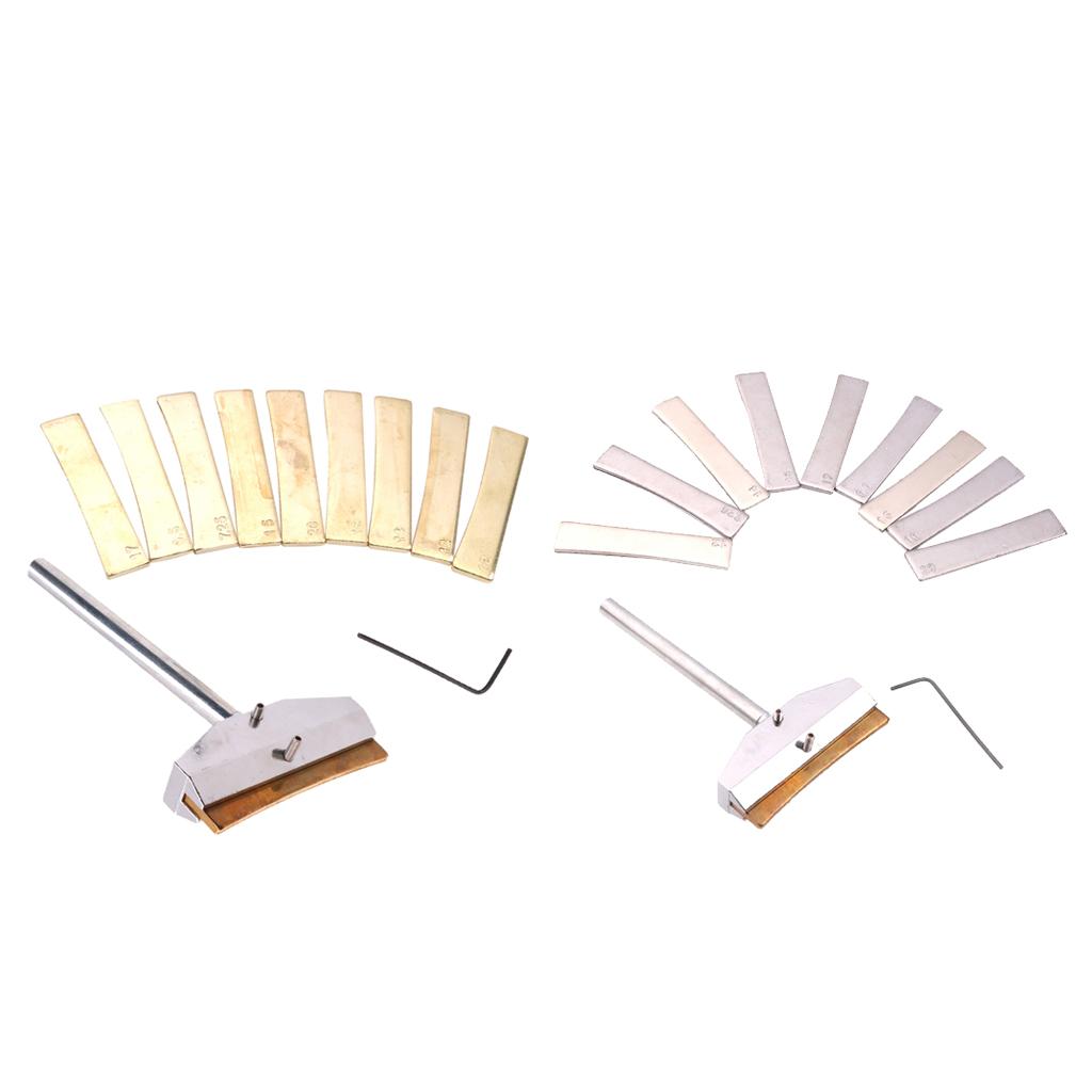 Guitar Repair Tool Fretboard Press Caul with Press Caul Insert Wrench Golden