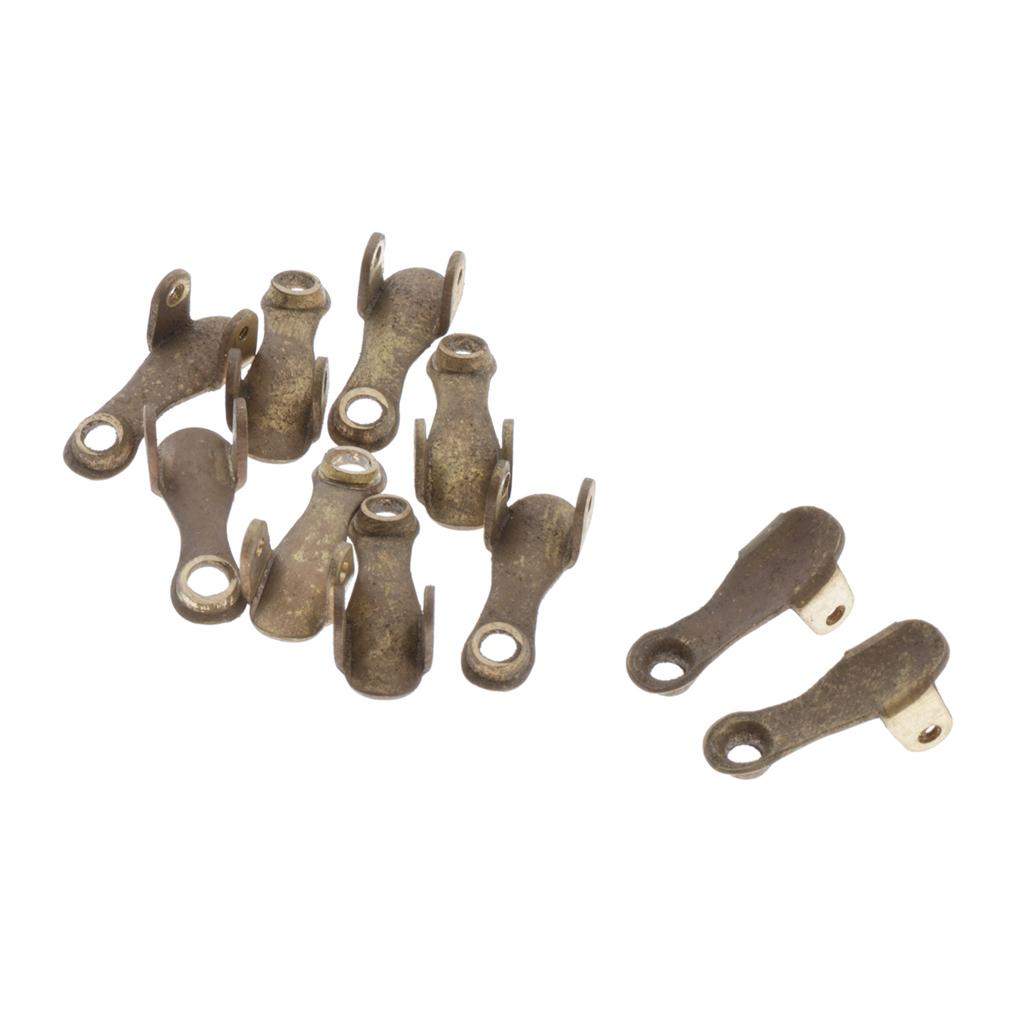 40 Pieces Small Trumpet Water Key Holders Replacement Trumpet Base Parts