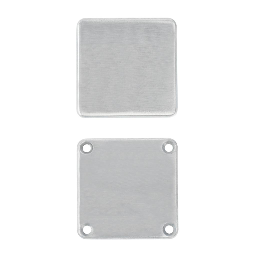 Aluminum Case Stomp Box Effects Pedal Enclosure Parts Silver 5x5x3cm