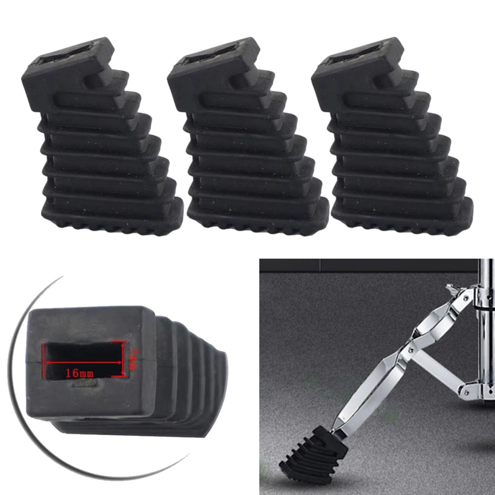 3Pcs Drum Leg Protectors Replacement for Drum Hardware Percussionist stand