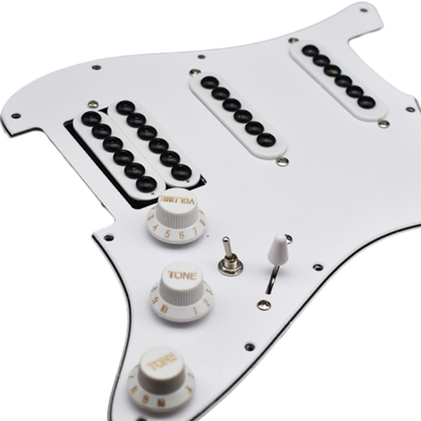 Guitar Pickguard Guitar Pickguard Scratch Plate for Musical Instrument Parts White