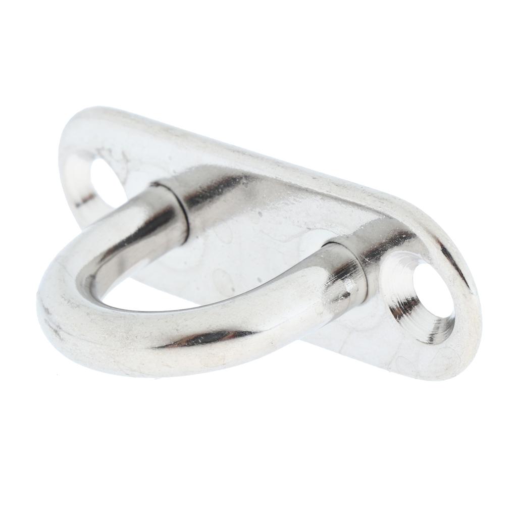 304 Stainless Steel Oblong Pad Eye Plate, Home, Marine Boat Rigging 5mm