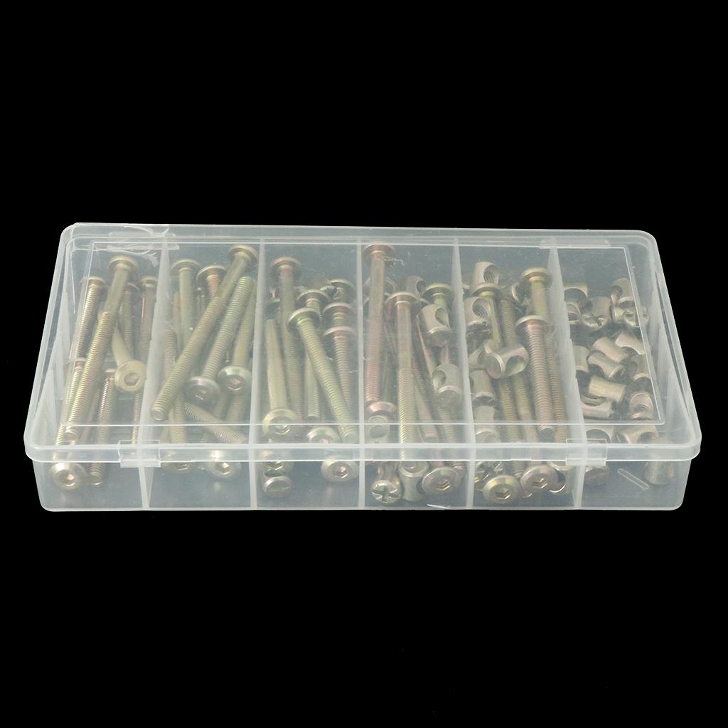 Bolts Nuts Kit M6 Hex Socket Head Cap, Bunk Bed Replacement Hardware