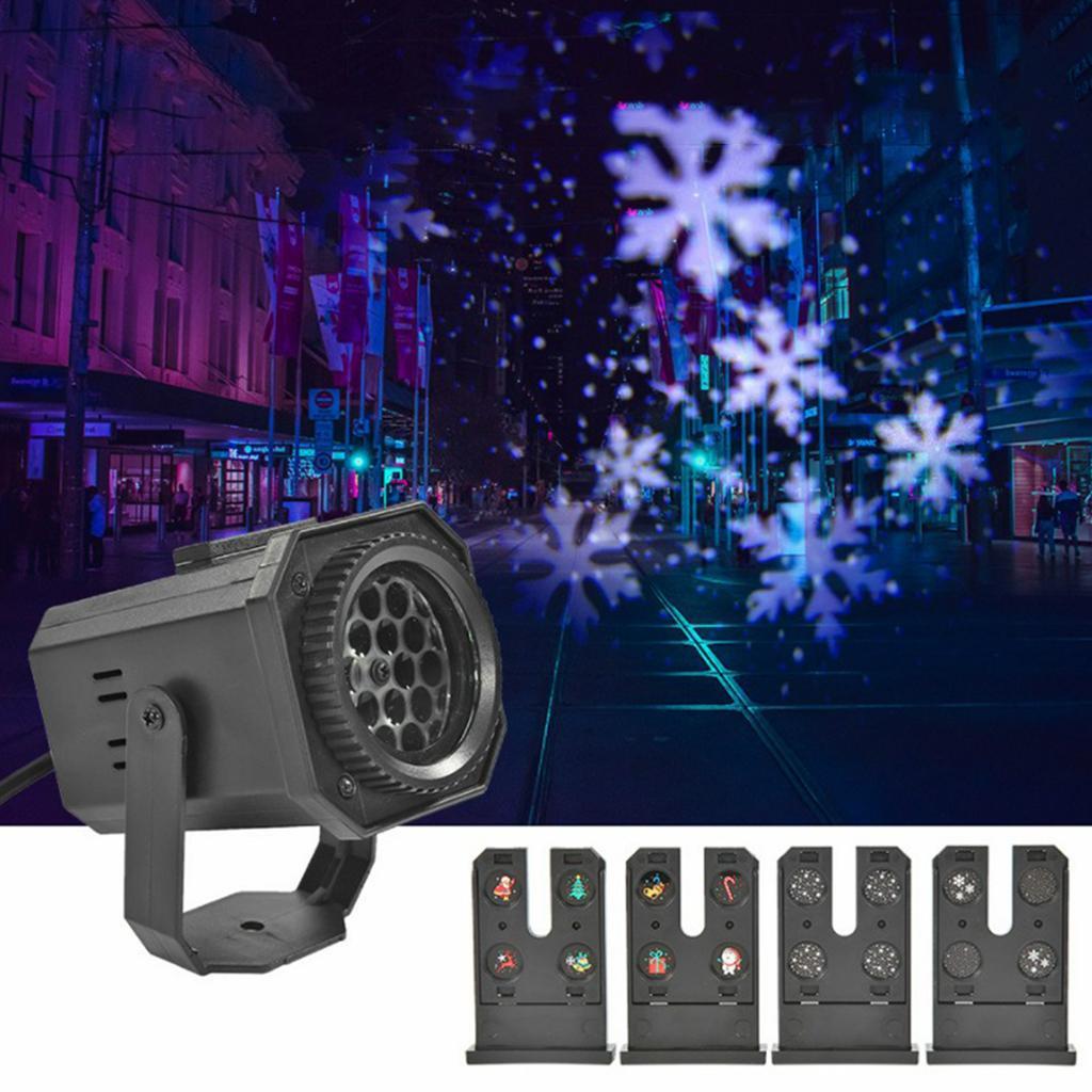 Christmas Projector Lights Outdoor Rotating LED Projection Lamp