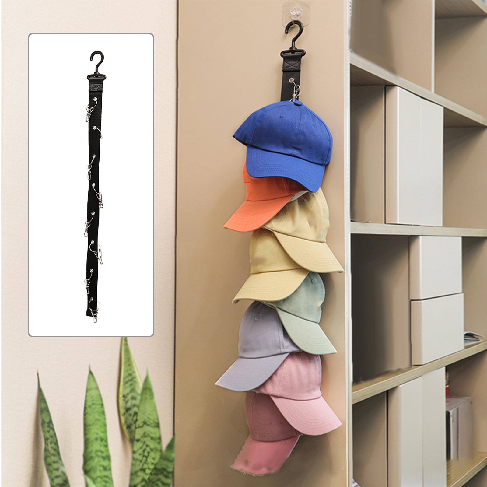 Hat Rack Organizer Hanging Display Racks with Hook for Hats Closet