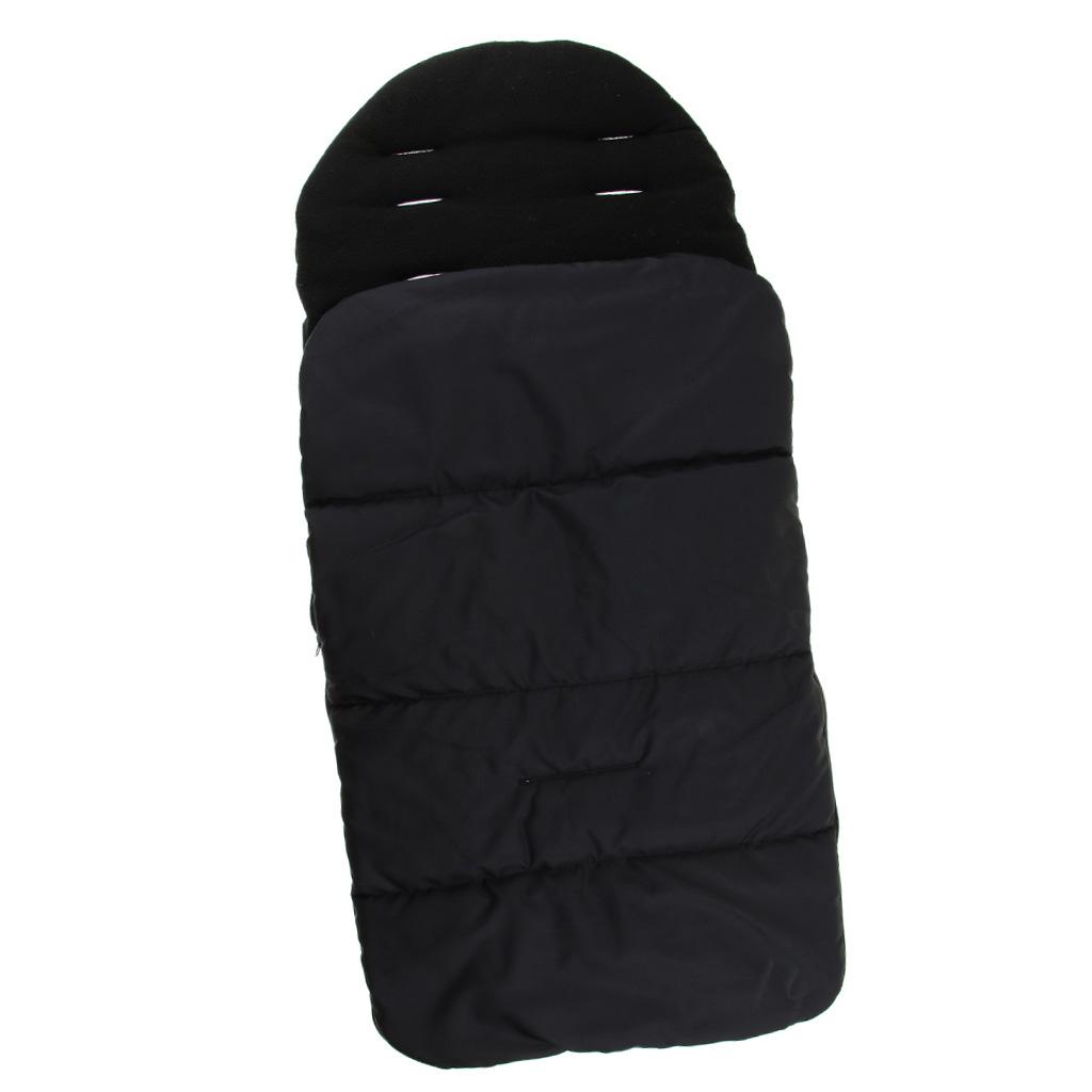 Multi-Purpose Baby Stroller Sleeping Bag Warm Swaddle Blanket Footmuff Black