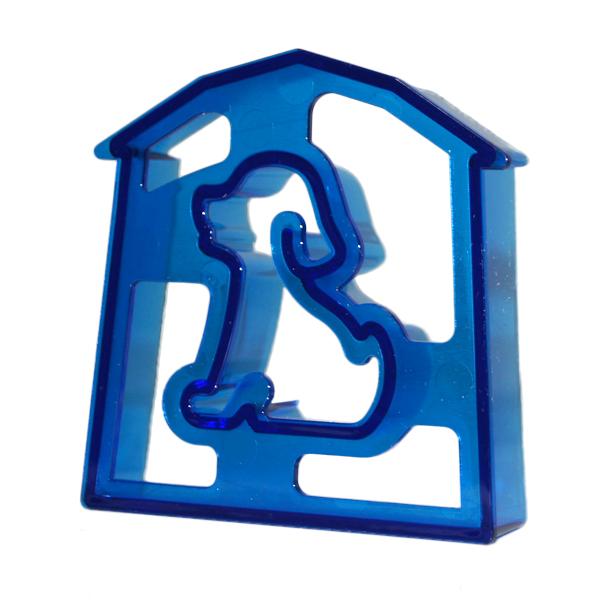 Dog Shaped Sandwich Cutter Cookie Biscuit Cutter - Blue