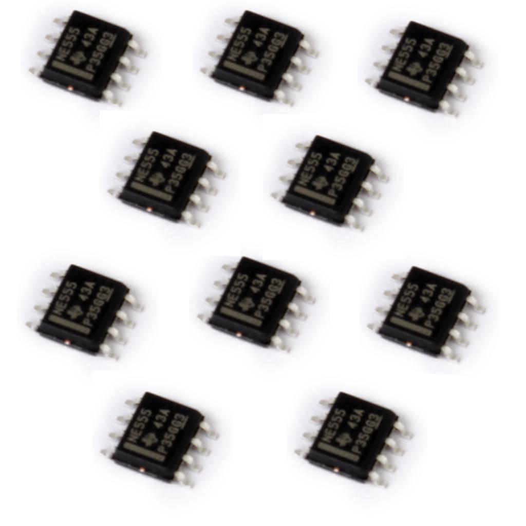  10pcs SMD NE555 555 Timer IC Module SOP8 Integrated Circuit Chips