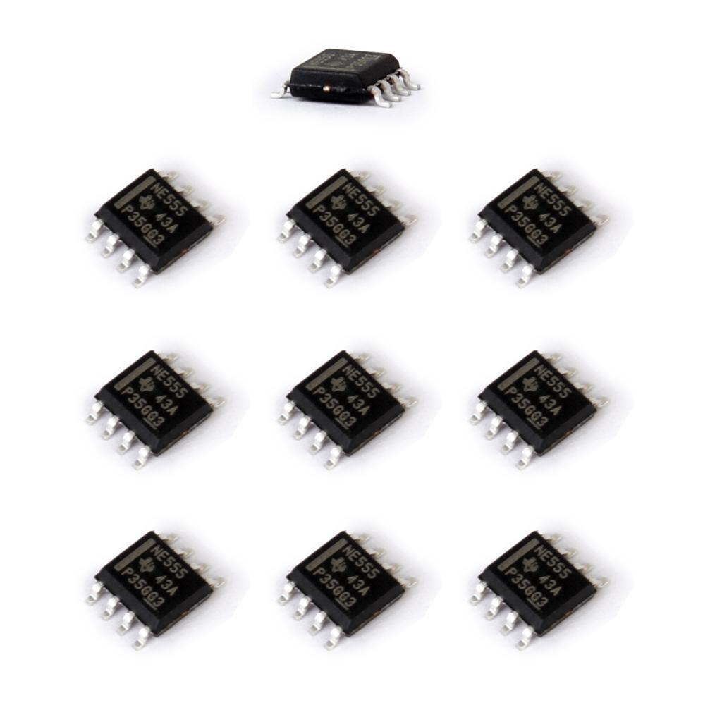  10pcs SMD NE555 555 Timer IC Module SOP8 Integrated Circuit Chips