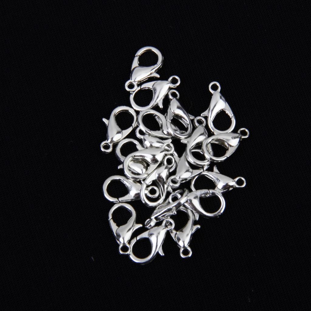 Jewellery Making Starter Kit Findings Elastic Cord Thread Silver