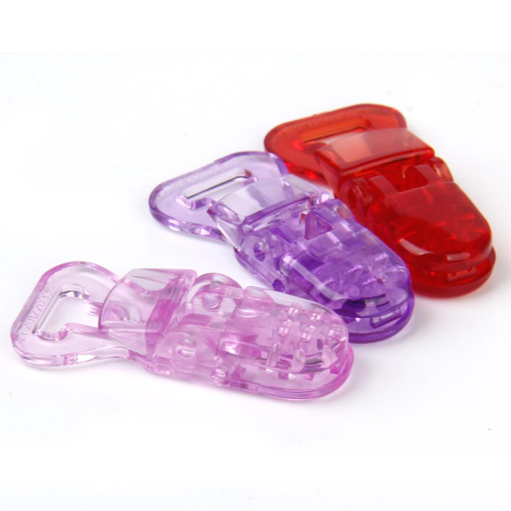 Universal ABS Clip-on Clamps Teeth Clip Nip for Cloth File S 12PCS Colors