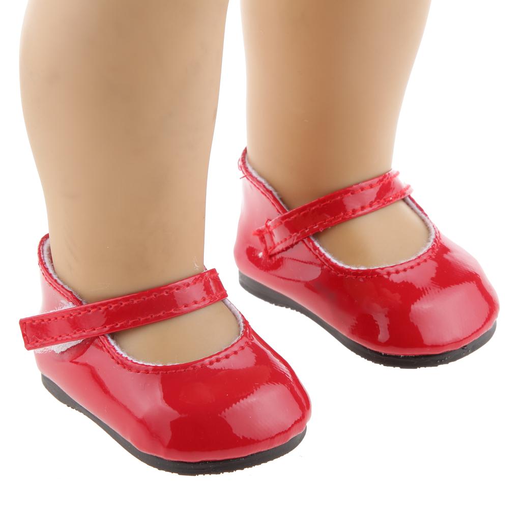 Red Shoes for American Dolls