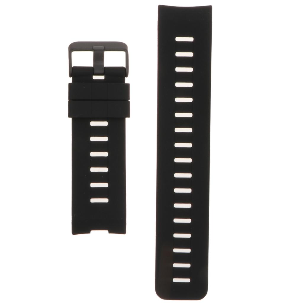 Alternate Silicone Watch Strap Watch Band for Suunto Watches black
