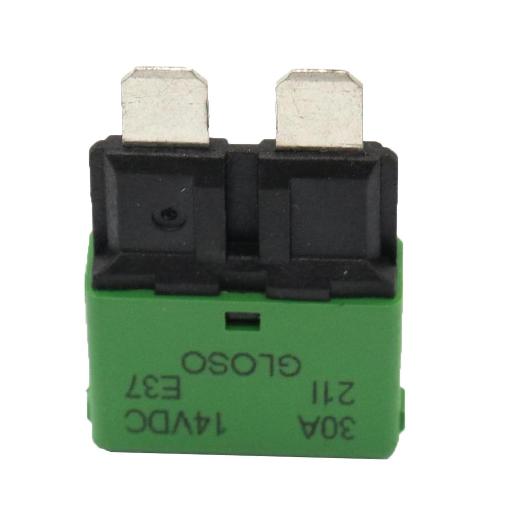 Universal Car Truck Mini Blade Fuses 24V 30A Manual Circuit Breaker