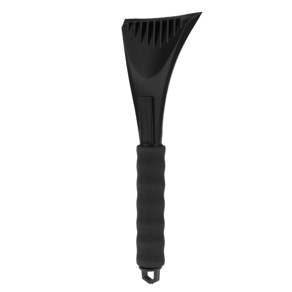 Car SUV Winter Snow Ice Scraper Brush Shovel Removal Cleaning Tool Black