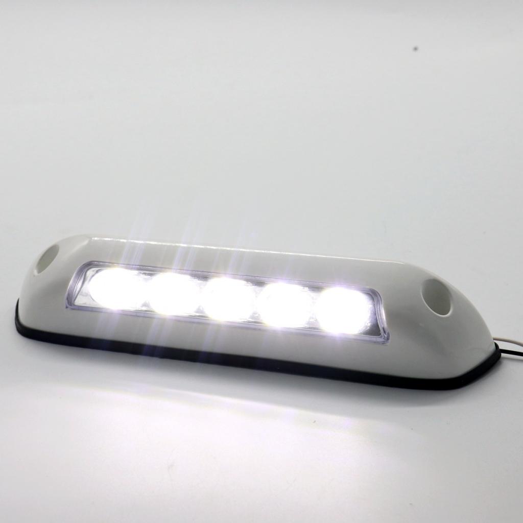 White RV Awning LED Lighting Porch for Marine/Yacht/Boats/RV/Travel Trailer