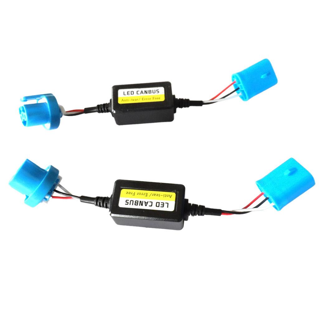 2pcs LED Headlight Canbus Resistor Decoders Canceller 9007 9004