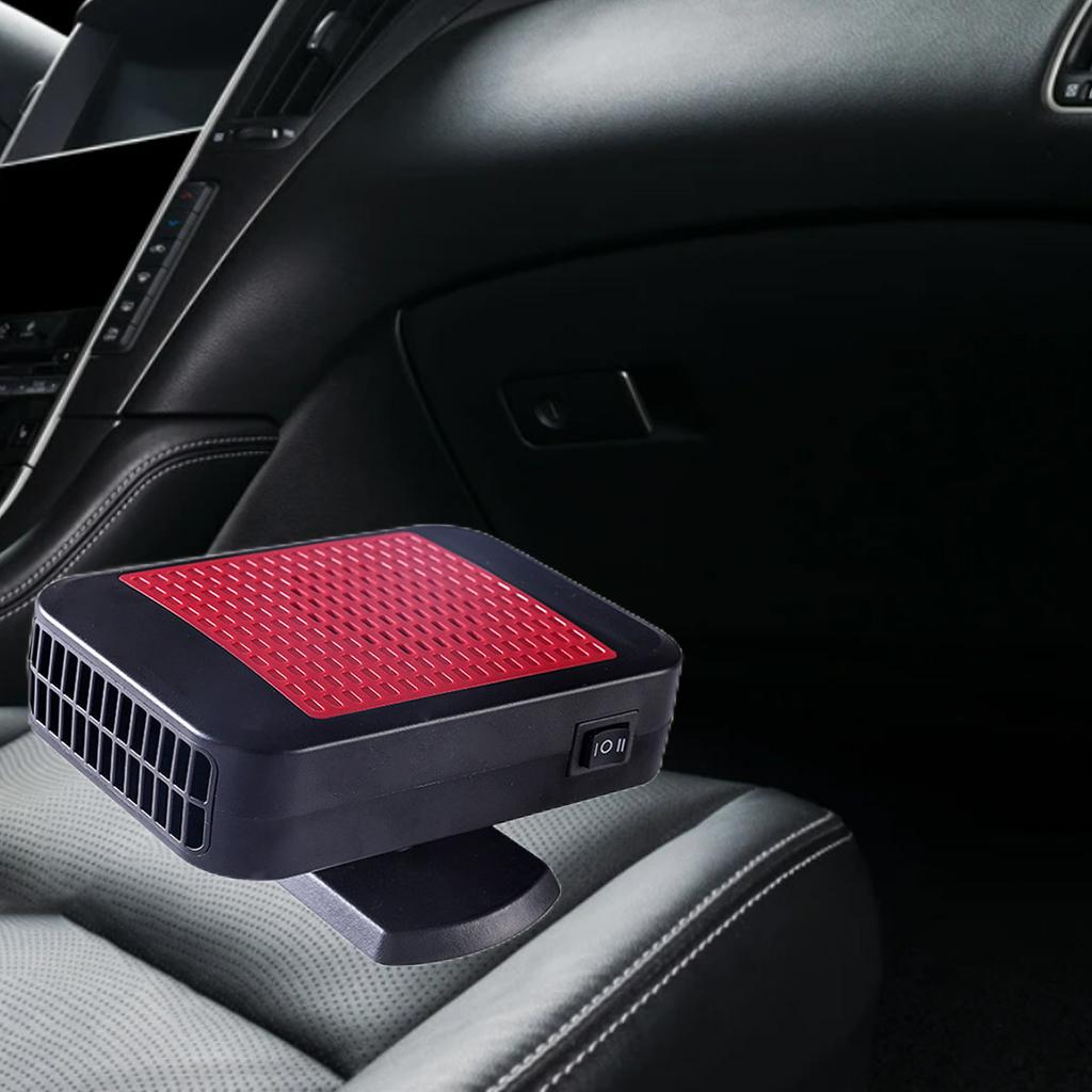 Portable Car Heater Vehicle-Mounted Fast Heating Auto Heater 24V Red