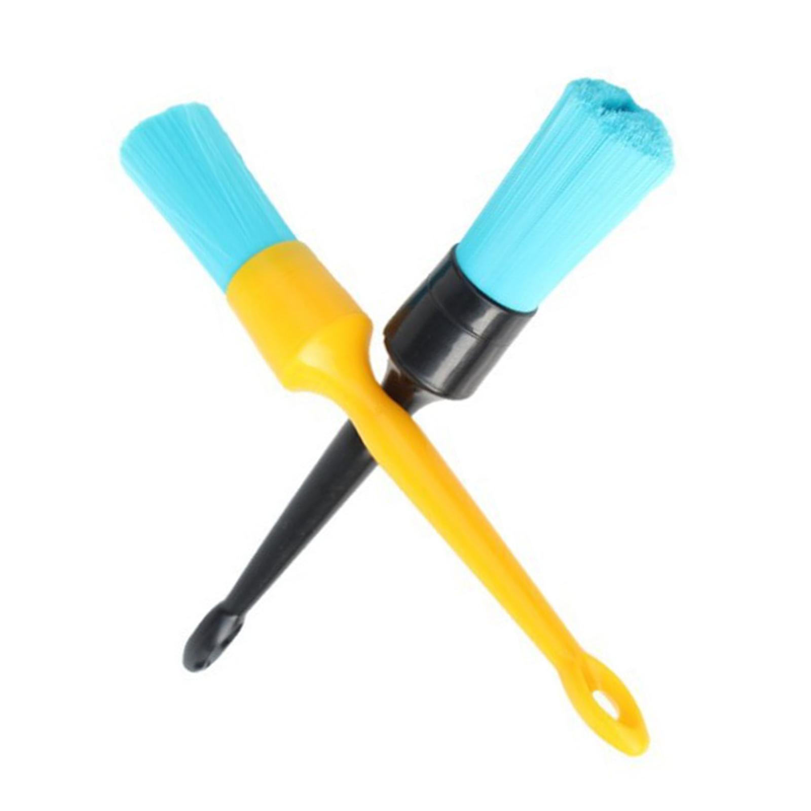 2Pcs Automotive Detail Brushes dusty removal for Car Interior grille brush