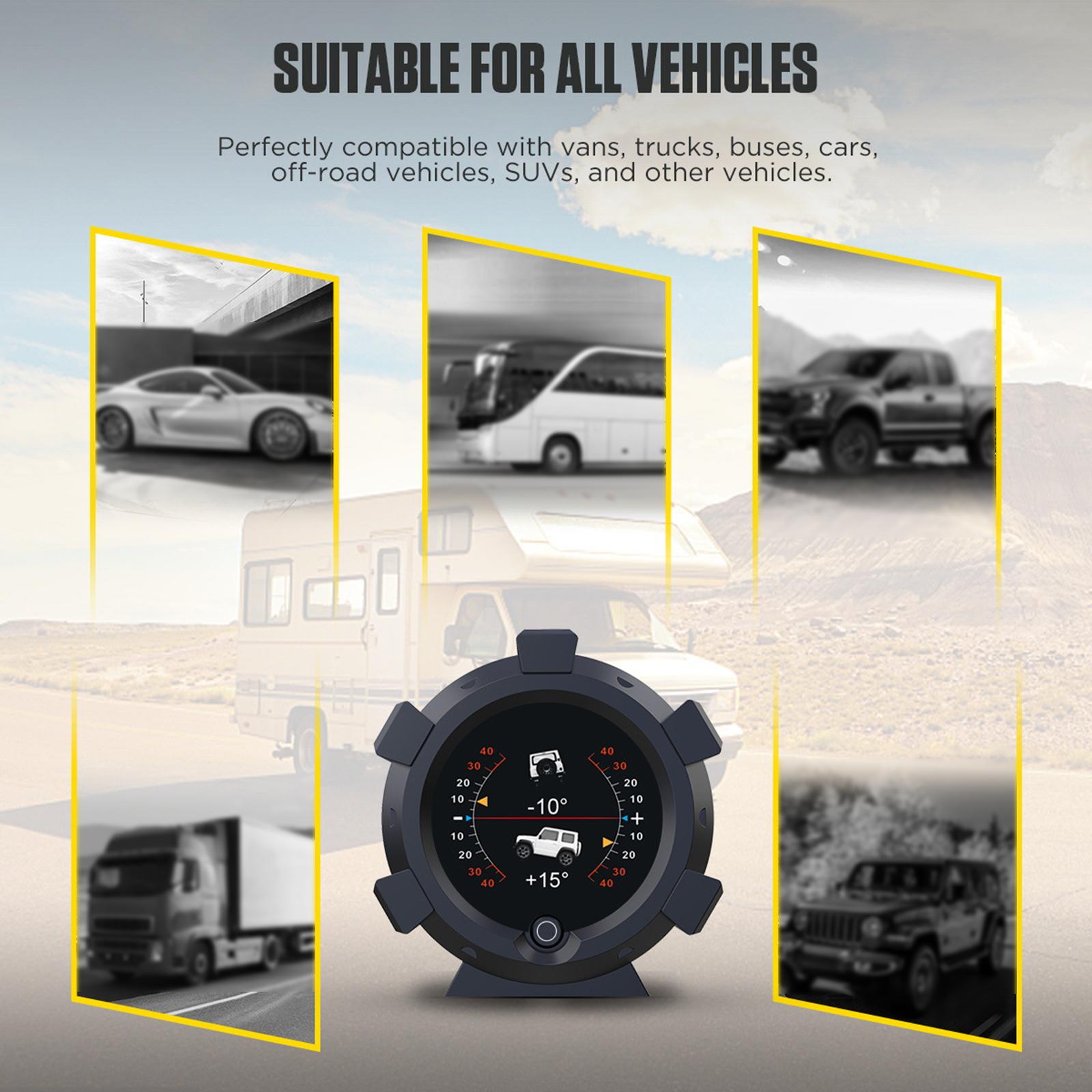 Digital x95 GPS Speed Slope Meter HUD Head up Display for Off Road SUV