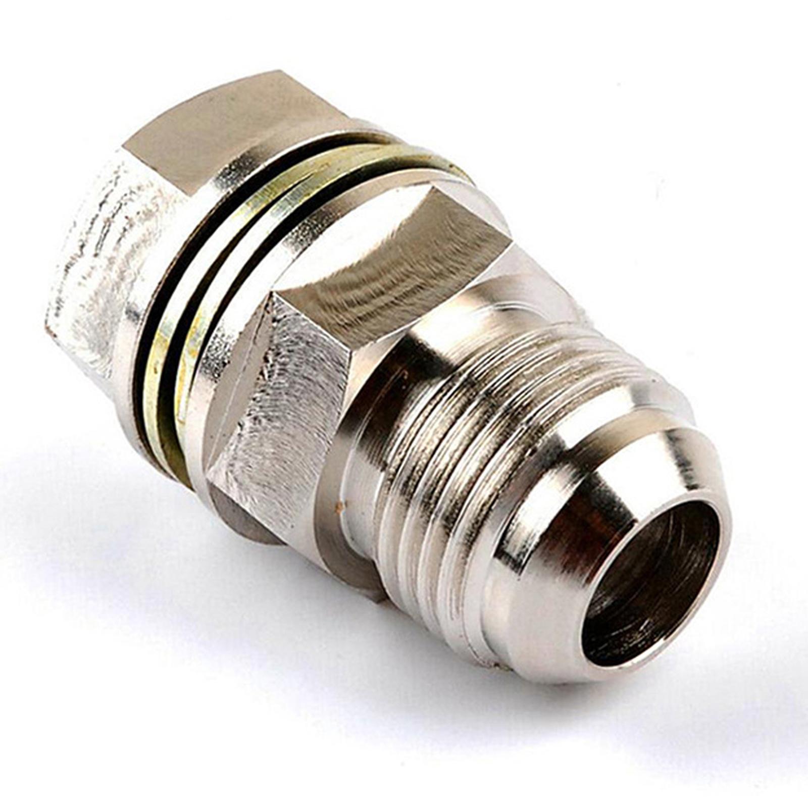 Oil Return Drain Plug Adapter Durable No Welding Replacement Car Acecssories