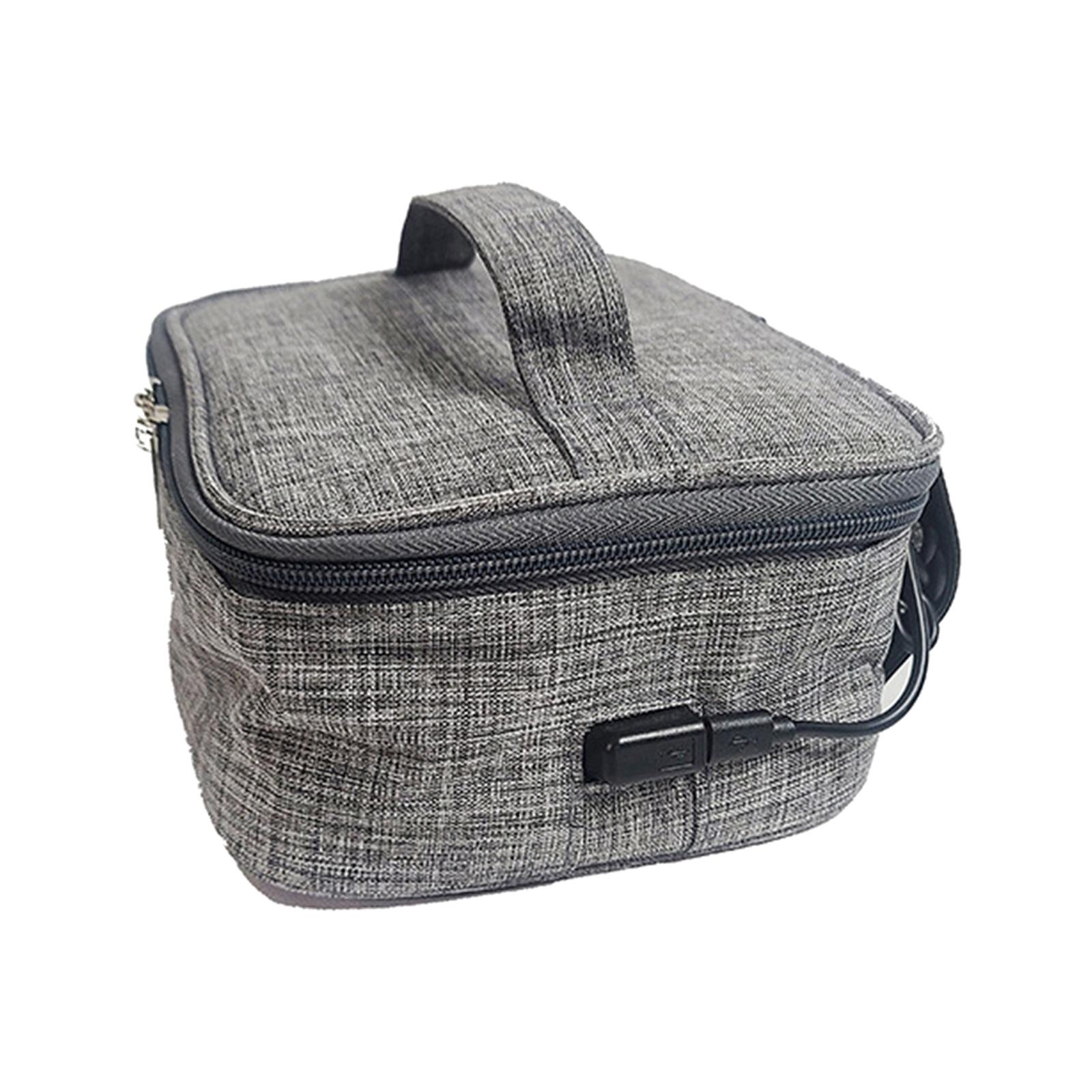 USB Heating Lunch Box Bag Grey