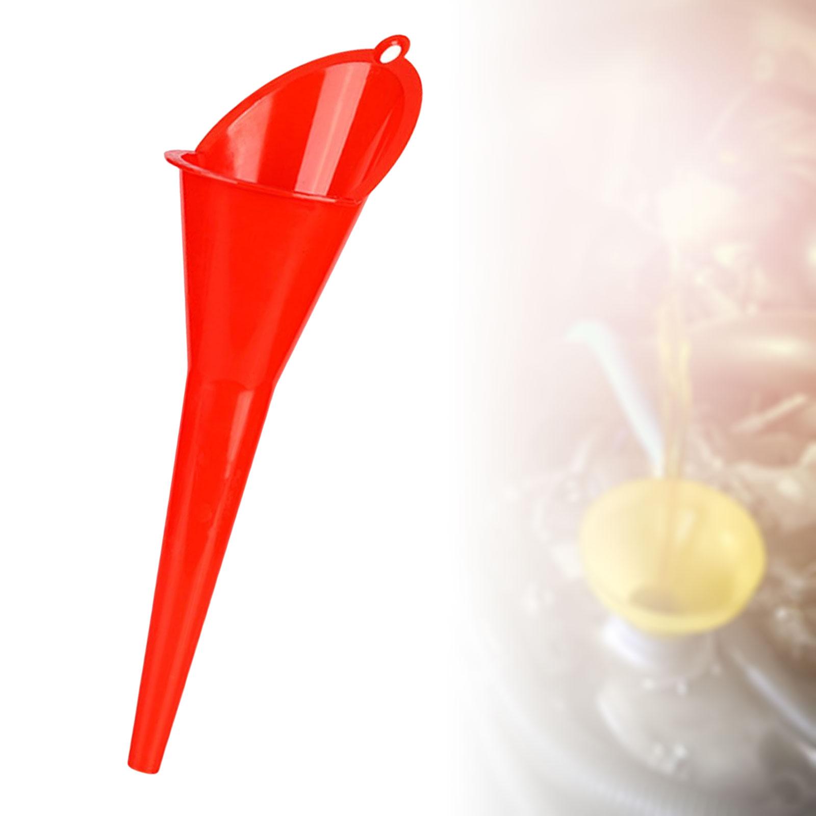 Gasoline Engine Oil Funnel Multipurpose Automotive Use for Red